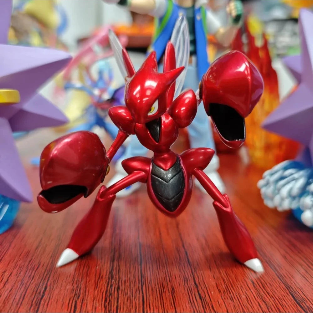 Scizor Figure 9cm Anime Model PVC Desktop Ornament Collectible