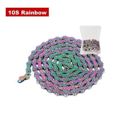 10 Speed Bike Chain 116 Links MTB Road Bicycle Chain 1/2x11/128 Inch