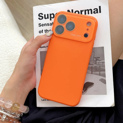 Liquid Silicone MagSafe Case for iPhone 12-17 Air Pro Max Glass Window Cover