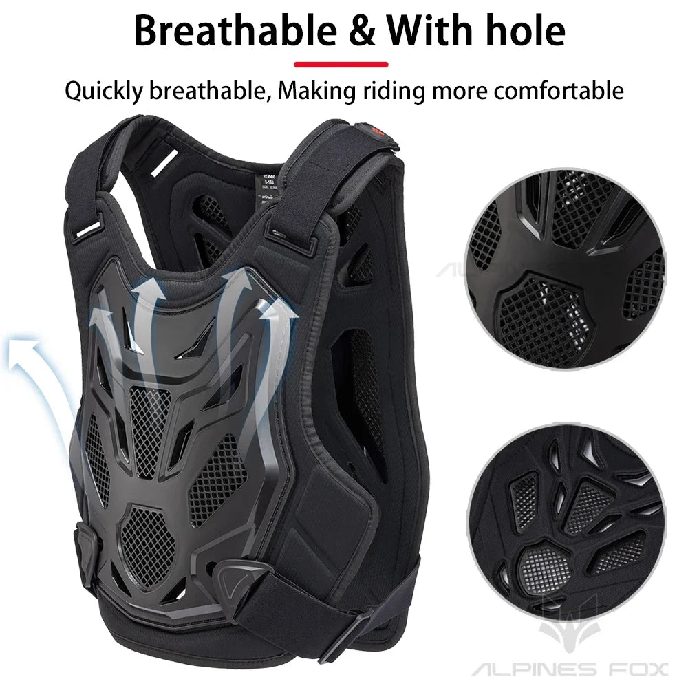 All Season Motocross Armor Vest Motorcycle Body Protection DH Dirt Bike MTB MX Chest Back Protector Moto Equipment for Men Women - EXPROTAS