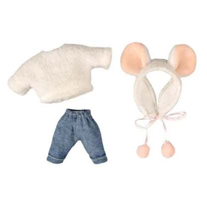 9 Styles Plush Clothes Outfits for 6 Inch Silicone Reborn Doll Overalls