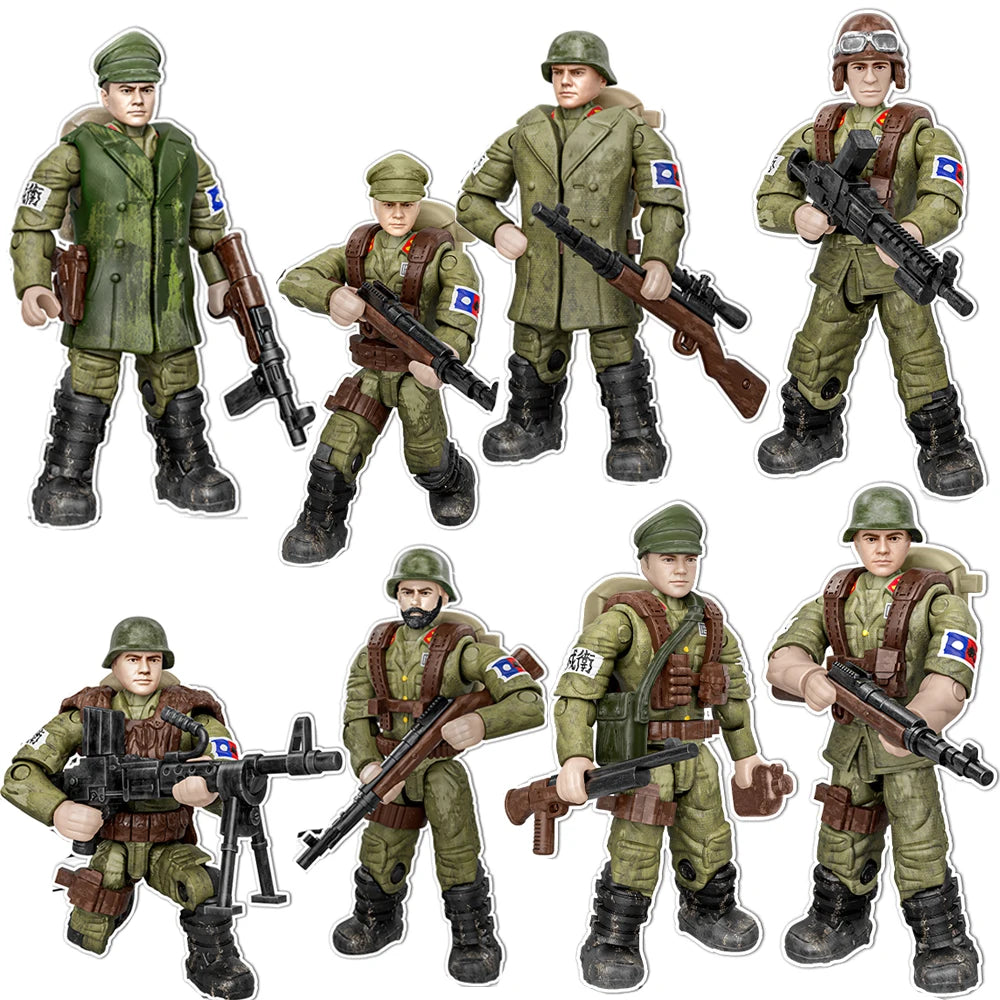 World War Building Blocks Military Soldiers Toy Figures Army Set