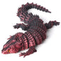 Creative Desk Plants 3D Printed Lizard Statue Ornament for Rockery Fish Tank