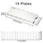 Camping Stove Wind Shield Foldable Gas Cooker Outdoor Alloy Windscreen