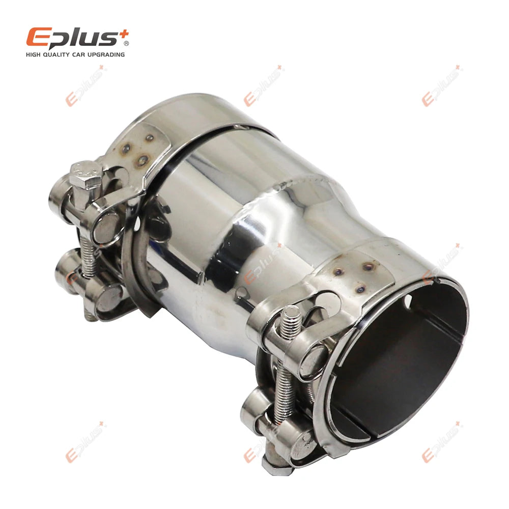 Stainless Steel Reducer Adapter | 39mm–54mm Exhaust Muffler for Car/Motorcycle