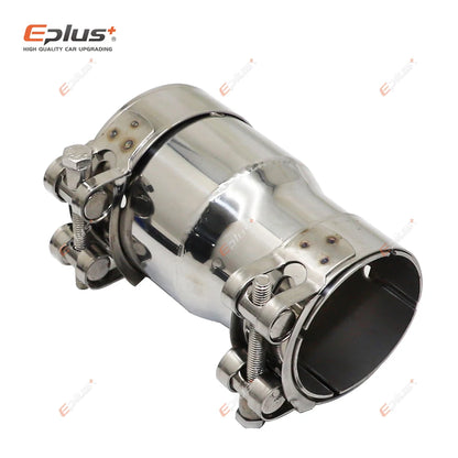 Stainless Steel Reducer Adapter | 39mm–54mm Exhaust Muffler for Car/Motorcycle
