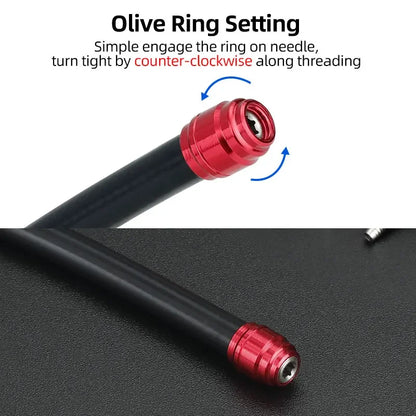 10 Bicycle Hydraulic Disc Brake Hose Inserts Quick Install Oil Needle