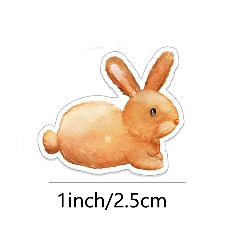 100-500pcs Cartoon Farm Zoo Animals Stickers Decoration DIY Reward Scrapbook