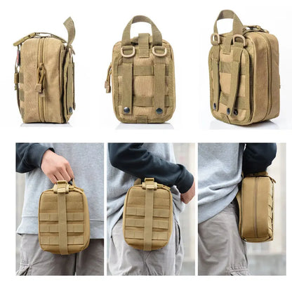 Tactical First Aid Kits Medical Bag Emergency Outdoor Hunting Car Camping Molle Survival Tool EDC Pouch Organizer Medical Bag-EXPROTAS