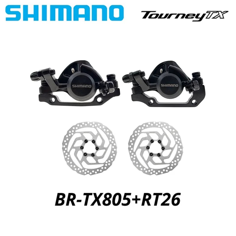 Shimano Tourney BR-TX805 Mechanical Disc Brake Caliper with Resin Pads