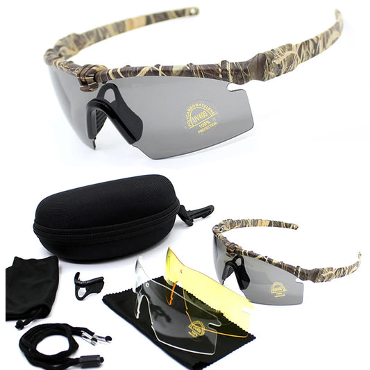 Outdoor Tactics Glasses 3.0 UV Protection Ballistic Goggles Hunting Shooting