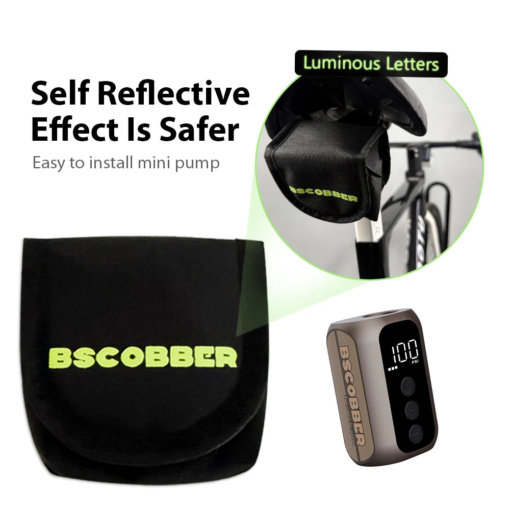 Portable Electric Air Pump 100PSI Rechargeable Mini Bicycle Inflator