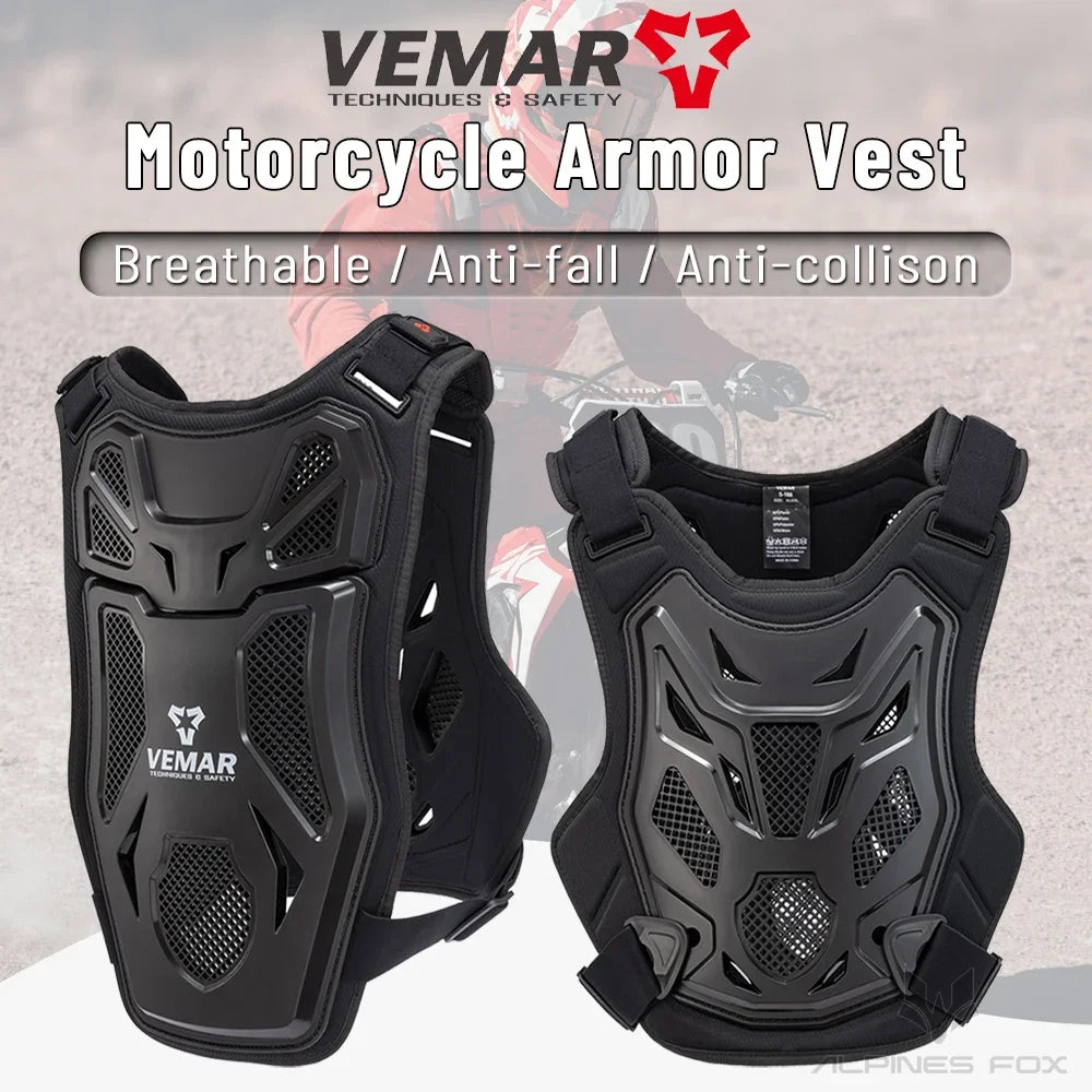 All Season Motocross Armor Vest Motorcycle Body Protection DH Dirt Bike MTB MX Chest Back Protector Moto Equipment for Men Women - EXPROTAS