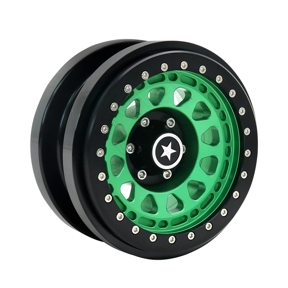 1/6 RC Crawler CNC Aluminum 2.9" Beadlock Wheel for Axial SCX6 - EXPROTAS