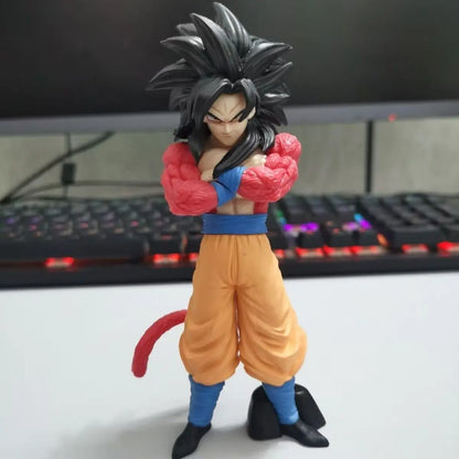 14cm Dragon Ball Z Son Goku SSJ4 Figure PVC Anime Action Statue Model Toy
