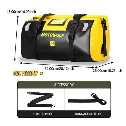 Universal Motorcycle Waterproof Tail Bags Back Seat Bags Cycling Camping Travel Bag Motorbike Scooter Sport Luggage Pack 66L 40L-EXPROTAS