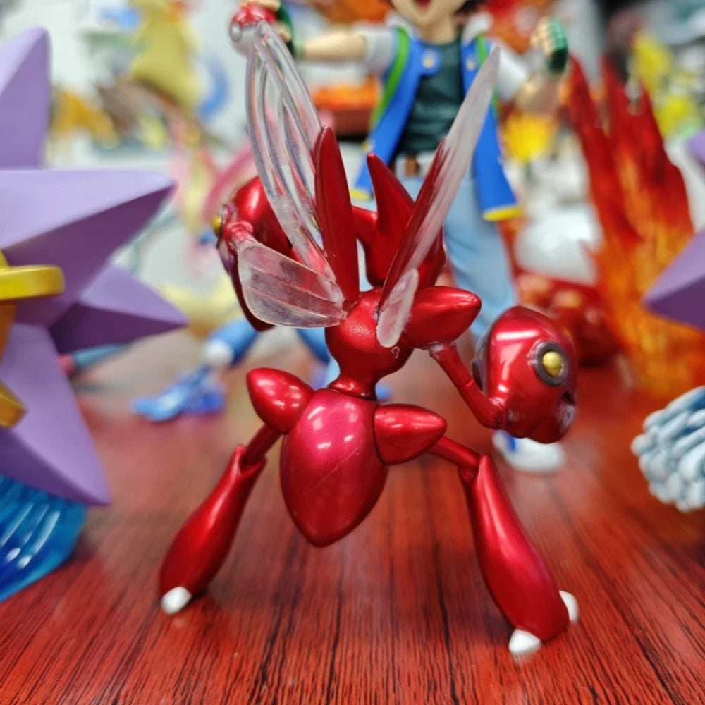 Scizor Figure 9cm Anime Model PVC Desktop Ornament Collectible