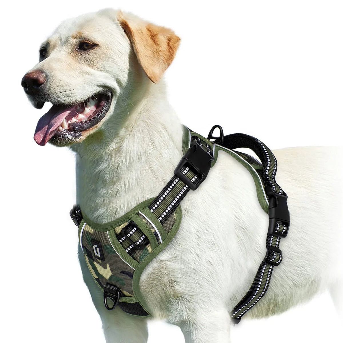 Adjustable Soft Padded Dog Harness with Handle No Pull Pet Vest