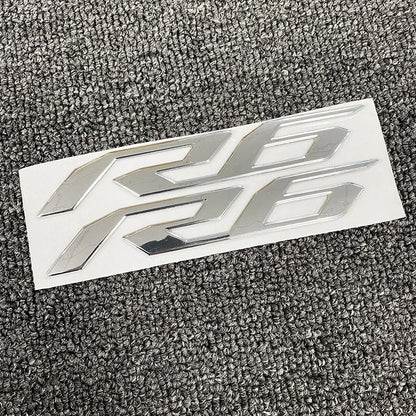 Motorcycle 3D Emblem Badge Decal Tank Wheel Sticker Soft Reflective Decal R1 R3 R6 Sticker For Yamaha YZF-R6 Fairing Body Decals-EXPROTAS