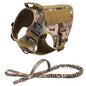 Tactical Military Vest Dog Harness & Leash Set for German Shepherds All Breeds