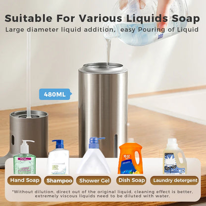 Automatic Sensor Soap Dispenser 480ml Touchless Electric Hand Sanitizer