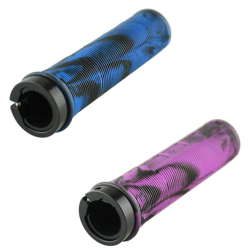TPR Lock-On Bicycle Handlebar Grips Non-Slip MTB Rubber Grips
