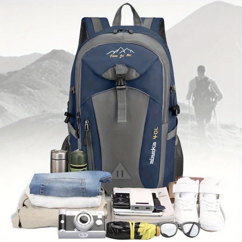 40L Waterproof Hiking Bag Backpack Men Women Outdoor Travel Rucksack