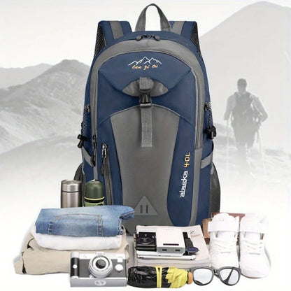40L Waterproof Hiking Bag Backpack Men Women Outdoor Travel Rucksack