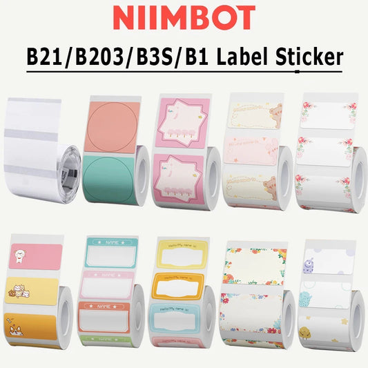 Self-adhesive Paper Waterproof Stickers for Christmas Labels - 40x20mm