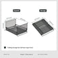 CAMPINGMOON CK-23BK Folding Storage Net Cage Box Shelf for Camping/Home