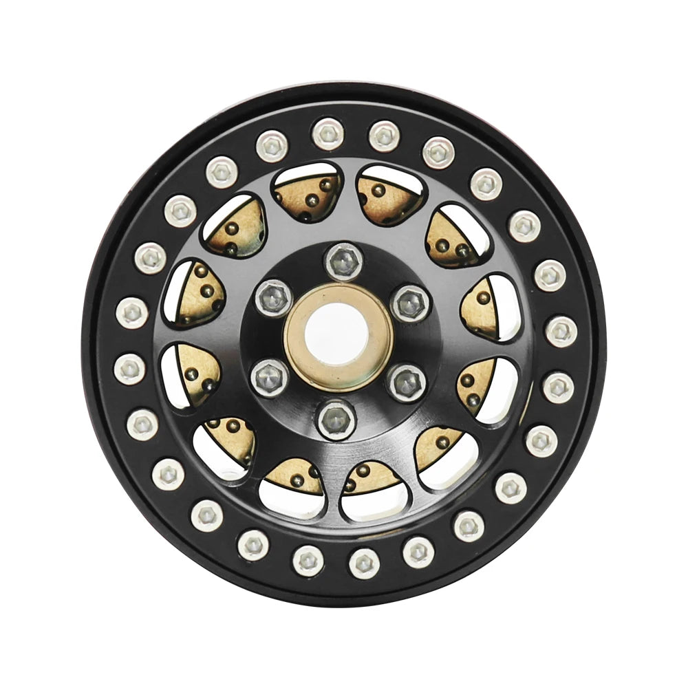 Brass Wheel Hex Hub Adapter for 1.9/2.2 Beadlock RC Crawler Axial SCX10 TRX4 TRX6 - EXPROTAS