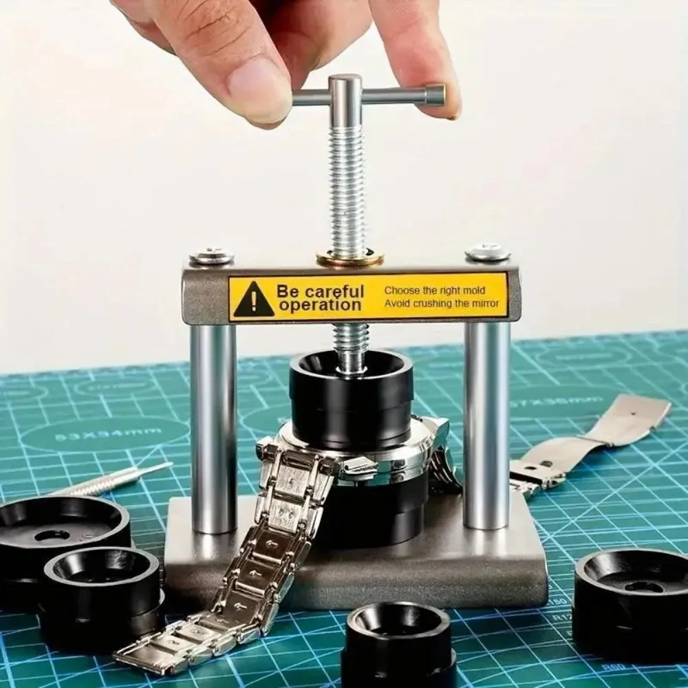 22pcs Watch Back Case Press Tool Set Professional Repair Dies for Watchmaker