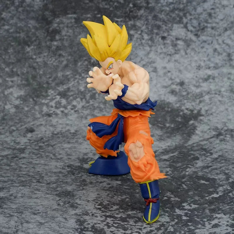 Dragon Ball Z Kamehameha Son Goku Figure Super Saiyan Kakarotto 16CM PVC Action Figures Model Dolls Toys for Children Gifts-EXPROTAS
