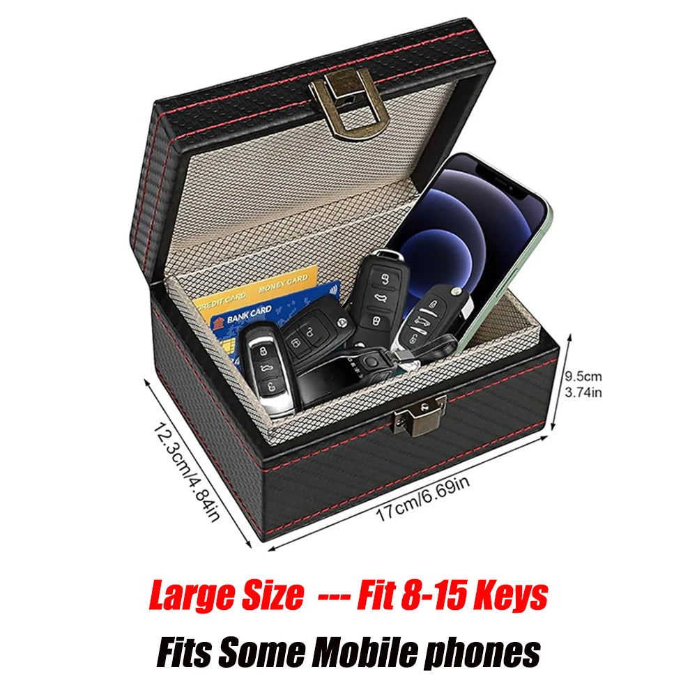 Faraday Box Car Keyless Signal Blocker Pouch RFID Anti-Theft Security