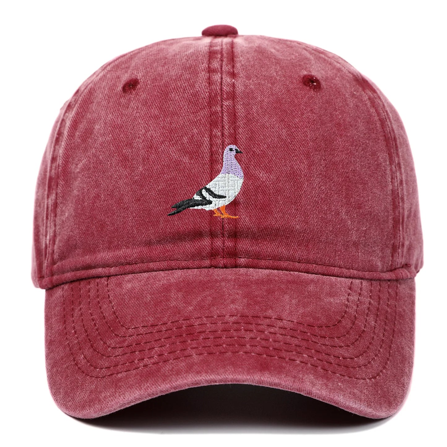 Outdoor Sun Protection Baseball Cap Pigeon Embroidered Unisex Hat