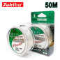 Fluorocarbon Fishing Line 50M 100M Monofilament Carp Leaders Sinking Coated