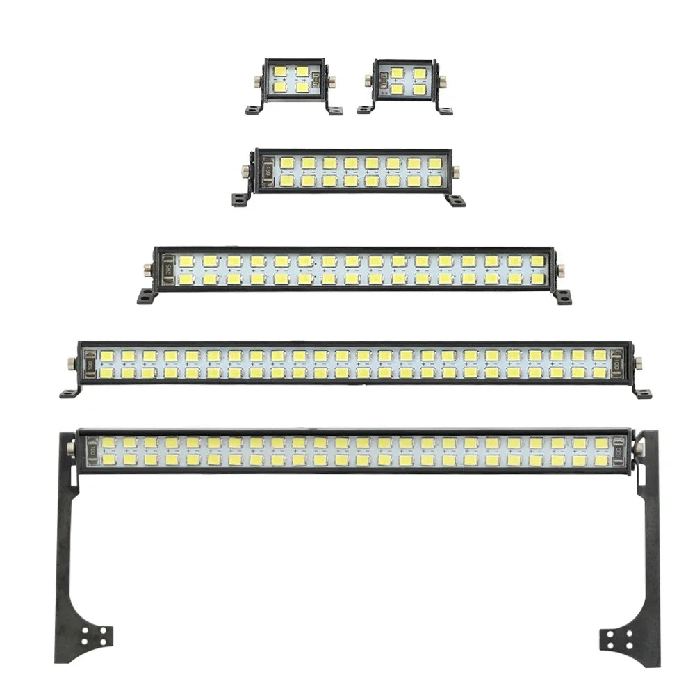 4/6 LED RC Crawler Roof Light Bar Search Lamp 1/10 TRX4 TRX6 SCX10 D90