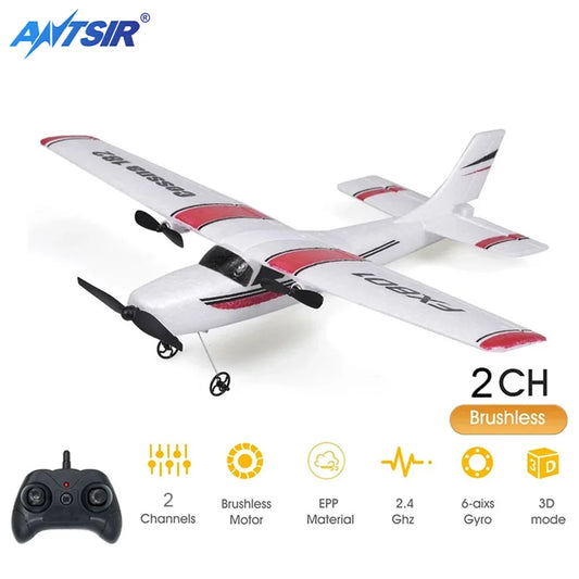 FX801 RC Plane EPP Foam 2.4G 2CH RTF Remote Control Wingspan Aircraft Fixed Wingspan Airplane Toys Gifts for Children Kids-EXPROTAS