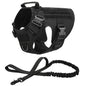 Tactical Military Vest Dog Harness & Leash Set for German Shepherds All Breeds