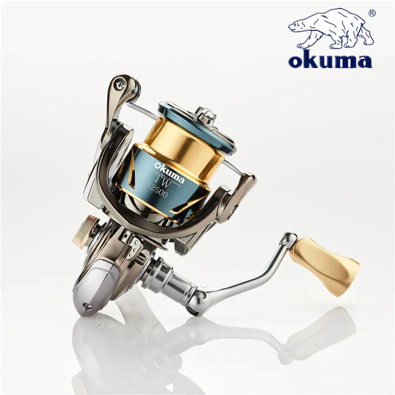 Okuma Fishing Reel 12+1BB Max Drag 15KG Spinning Reel 1000-5000 Size