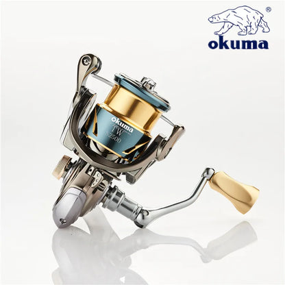 Okuma Fishing Reel 12+1BB Max Drag 15KG Spinning Reel 1000-5000 Size