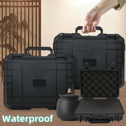 Plastic Box Waterproof Sealed Shockproof Case Dry Storage 250x200x76mm