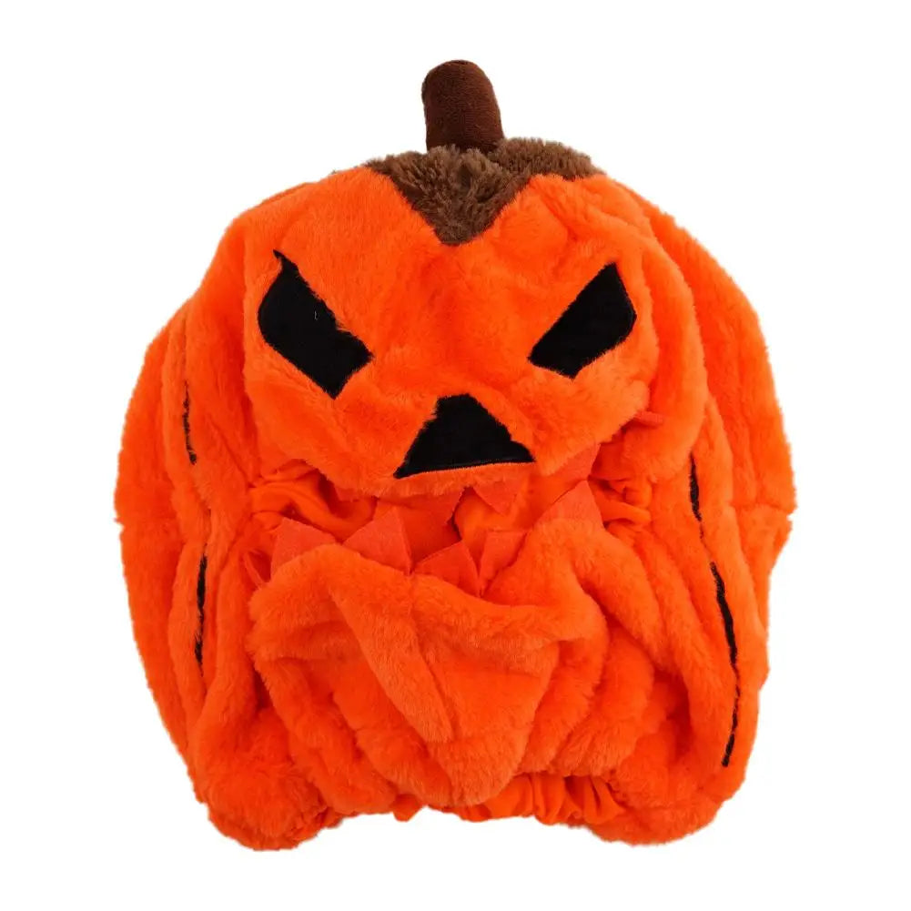 Fun Pumpkin Helmet Cover for Full-Face Motorcycle Helmets - One Size