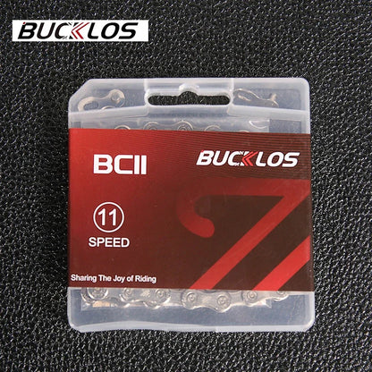 MTB Road Bike Chain BUCKLOS 8-12 Speed 116/126 Links Bicycle