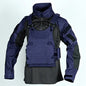 Tactical Combat Shirt 1/4 Zip Long Sleeve Men Camo Cotton Ripstop Military Top