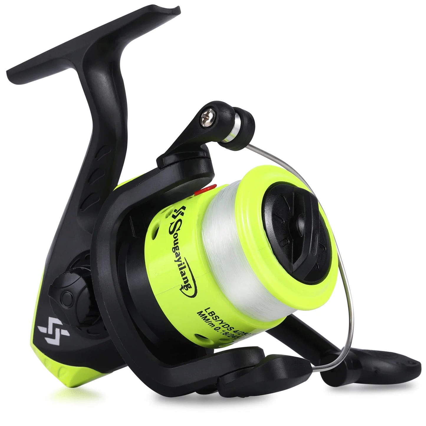 Spinning Fishing Reel Sougayilang 5.2:1 Gear Ratio Alloy Spool Carp Fishing
