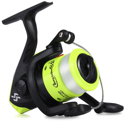Spinning Fishing Reel Sougayilang 5.2:1 Gear Ratio Alloy Spool Carp Fishing