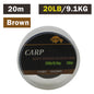20m Carp Soft Hooklink Braid Line 15/25/35lb Uncoated Hair Rig Tackle