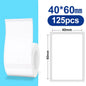 Self-adhesive Paper Waterproof Stickers for Christmas Labels - 40x20mm