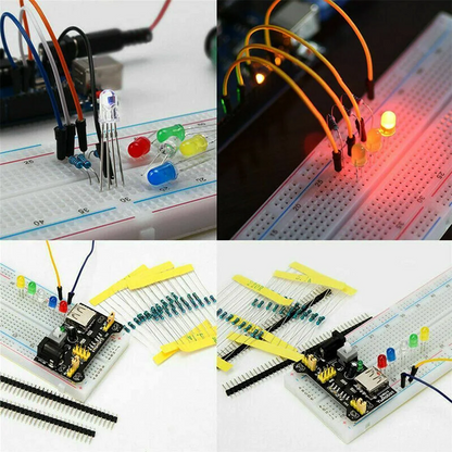 830Pcs DIY Project Starter for Arduino R3 Electronic Components Development